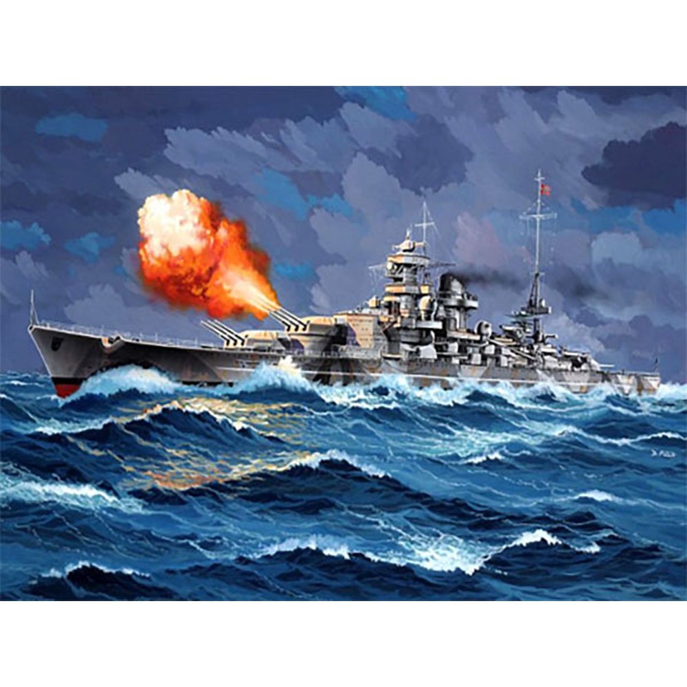 REVELL 1/1200 STARTER KIT BATTLESHIP GNEISENAU