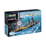 REVELL 1/1200 STARTER KIT BATTLESHIP U.S.S. NEW JERSEY