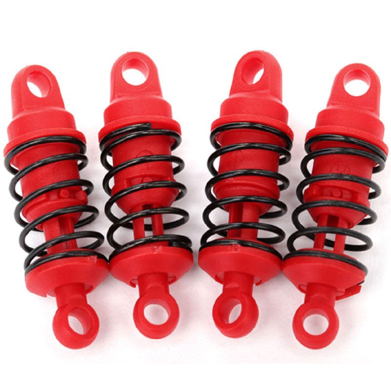 TRAXXAS SHOCKS OIL-LESS (W/SPRINGS)