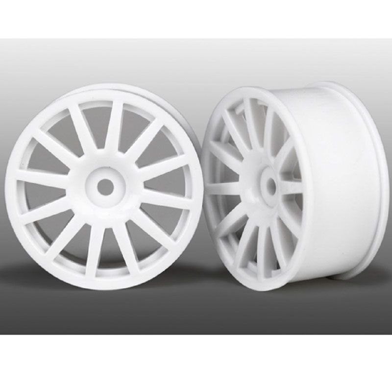 TRAXXAS WHEELS 12-SPOKE WHITE(2)