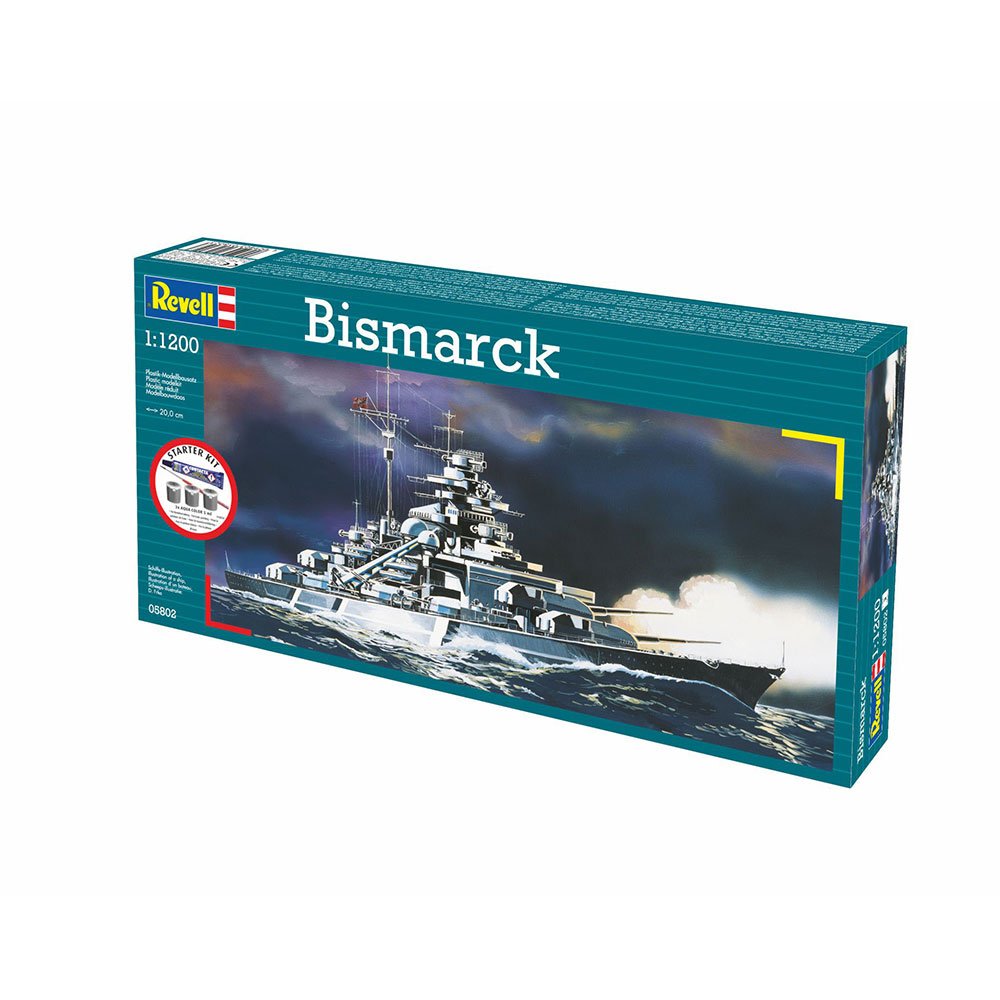 REVELL 1/1200 STARTER KIT BISMARCK