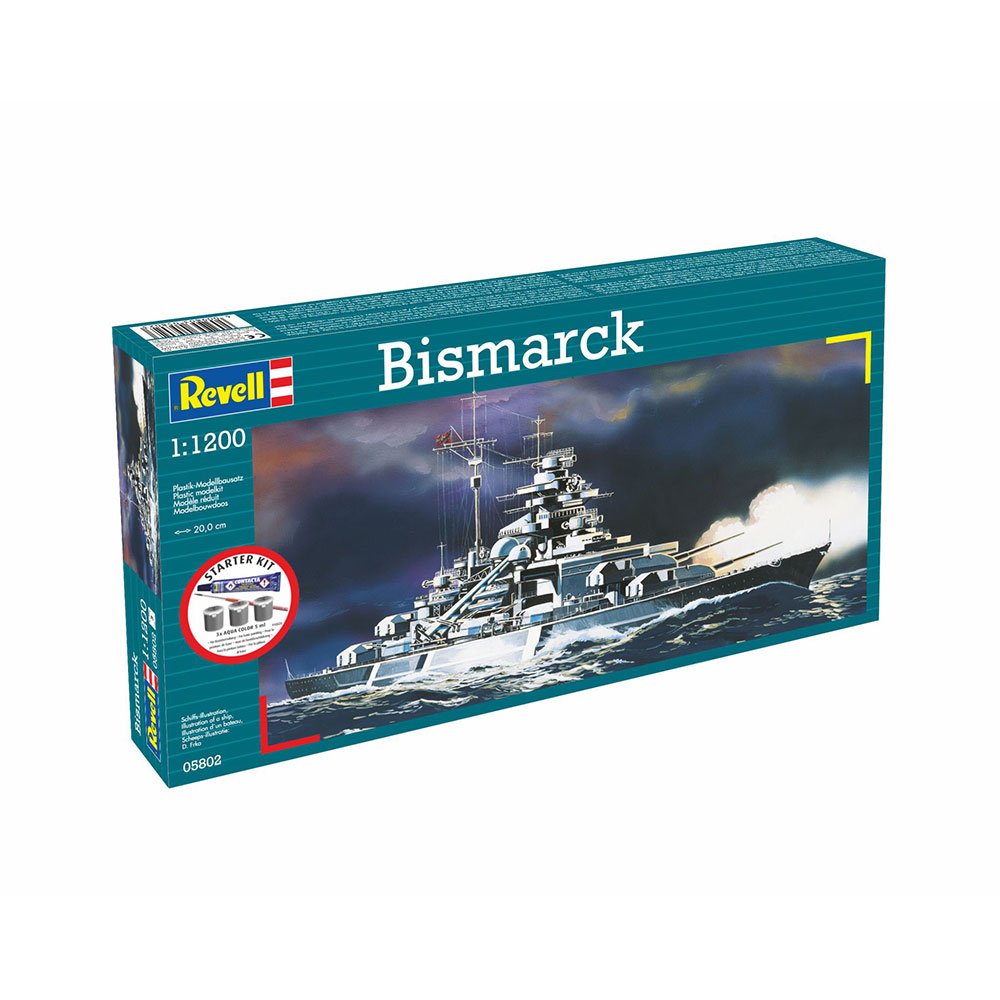REVELL 1/1200 STARTER KIT BISMARCK