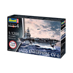 REVELL 1/1200 STARTER KIT U.S.S. ENTERPRISE CV-6