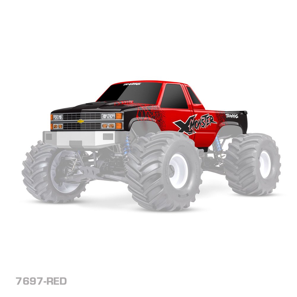 TRAXXAS X-MONSTER CHEVROLET GMT400 CK TRUCK BODY – BLUE