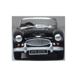 OXFORD 1/76 AUSTIN HEALEY 3000 - BLACK/BURGUNDY
