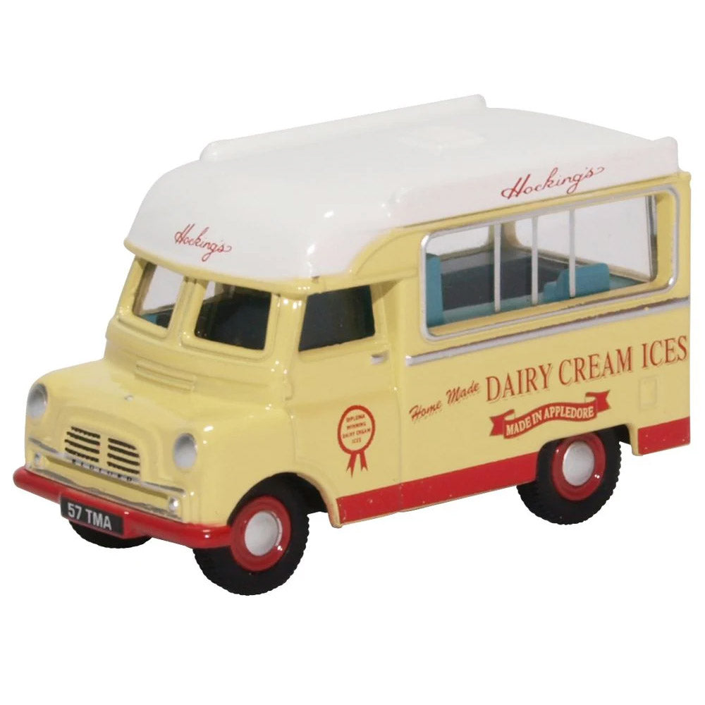 OXFORD 1/76 BEDFORD CA ICE CREAM VAN - HOCKINGS ICE CREAM
