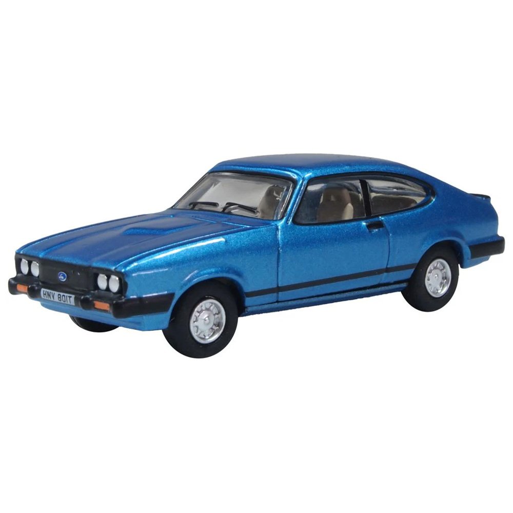 OXFORD 1/76 FORD CAPRI MKIII - COSMOS BLUE METALLIC