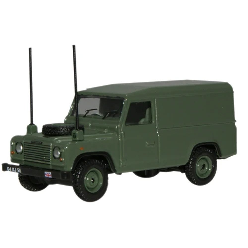 OXFORD 1/76 LAND ROVER DEFENDER - MILITARY