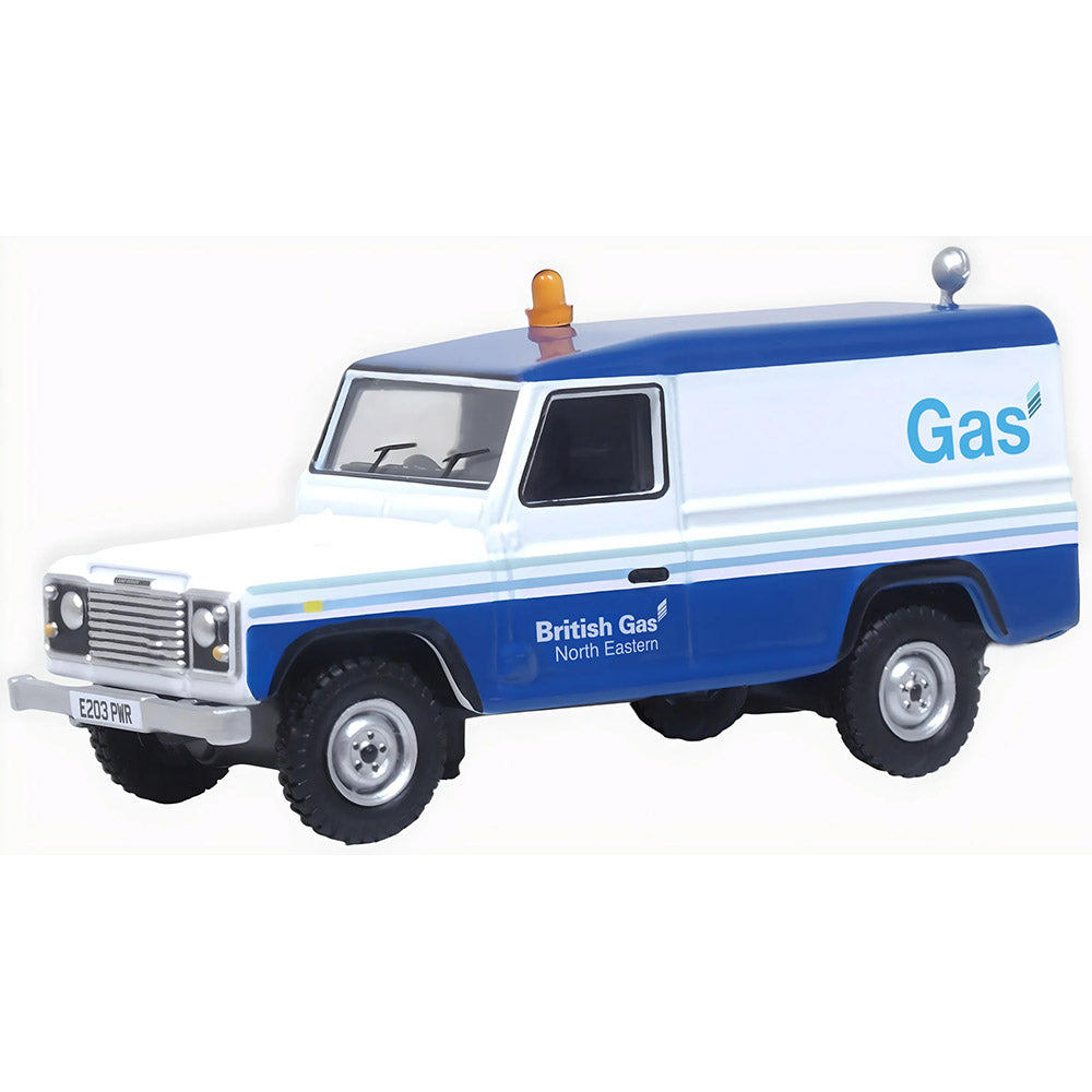 OXFORD 1/76 LAND ROVER DEFENDER - LWB BRITISH GAS