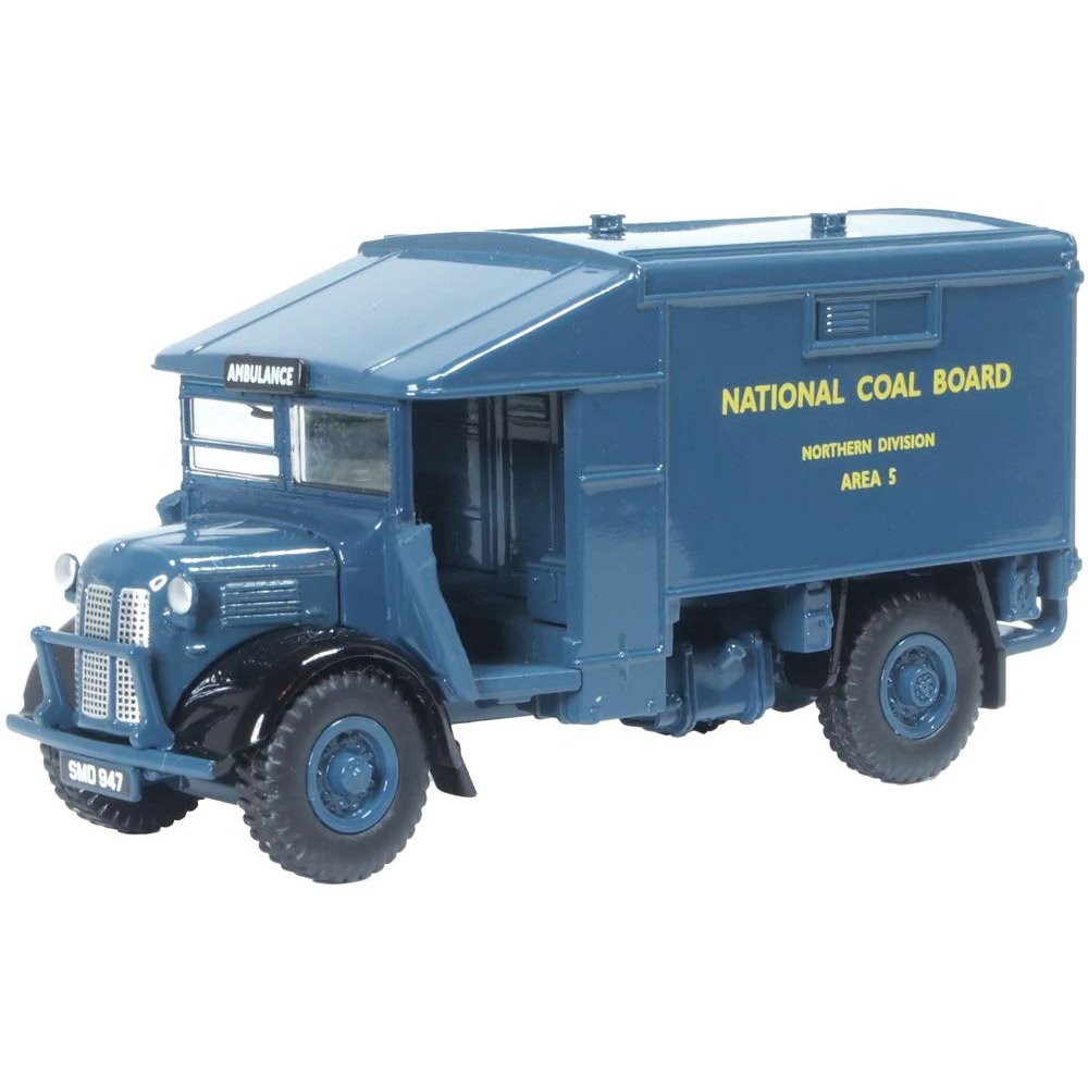 OXFORD 1/76 AUSTIN K2 AMBULANCE - NATIONAL COAL BOARD