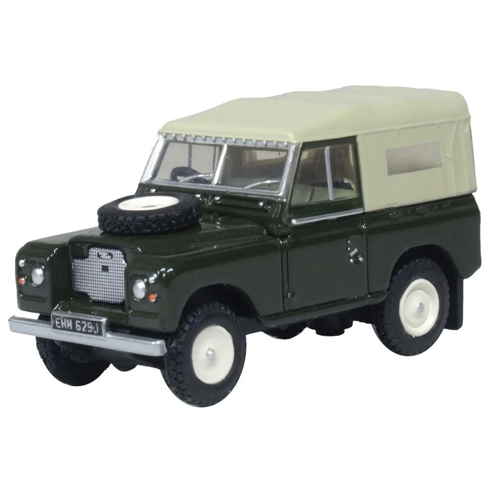 OXFORD 1/76 LAND ROVER SERIES 2A SWB CANVAS - BRONZE/GREEN