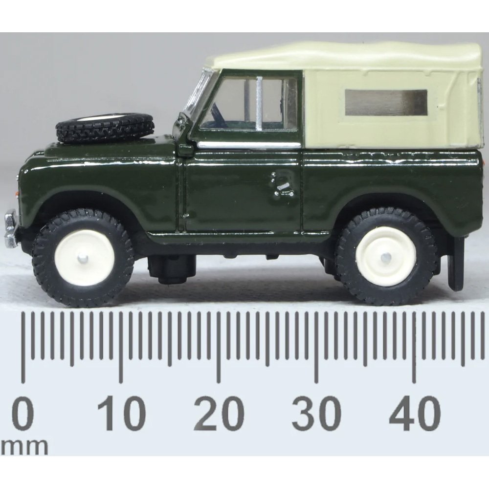 OXFORD 1/76 LAND ROVER SERIES 2A SWB CANVAS - BRONZE/GREEN