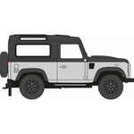 OXFORD 1/76 LAND ROVER DEFENDER AUTOBIOGRAPHY - GREY
