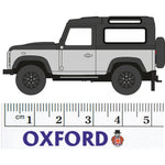 OXFORD 1/76 LAND ROVER DEFENDER AUTOBIOGRAPHY - GREY