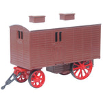 OXFORD 1/76 OO LIVING WAGON - BROWN