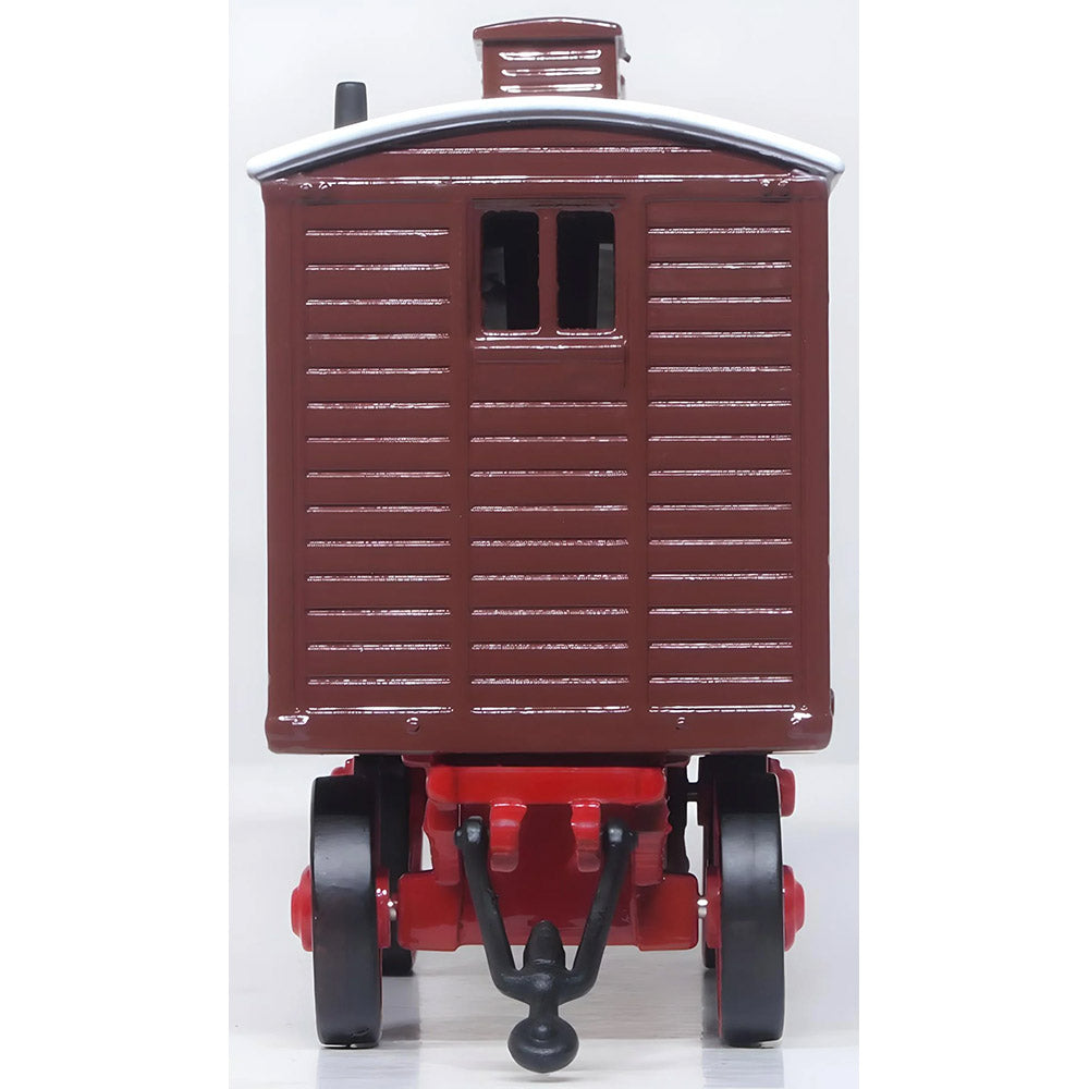 OXFORD 1/76 OO LIVING WAGON - BROWN