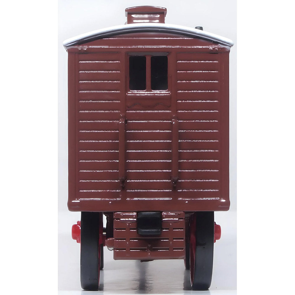 OXFORD 1/76 OO LIVING WAGON - BROWN
