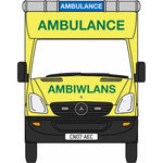 OXFORD 1/76 MERCEDES WELSH AMBULANCE