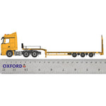 OXFORD 1/76 MERCEDES ACTROS SEMI LOW LOADER AND 531 70 LOAD ALL