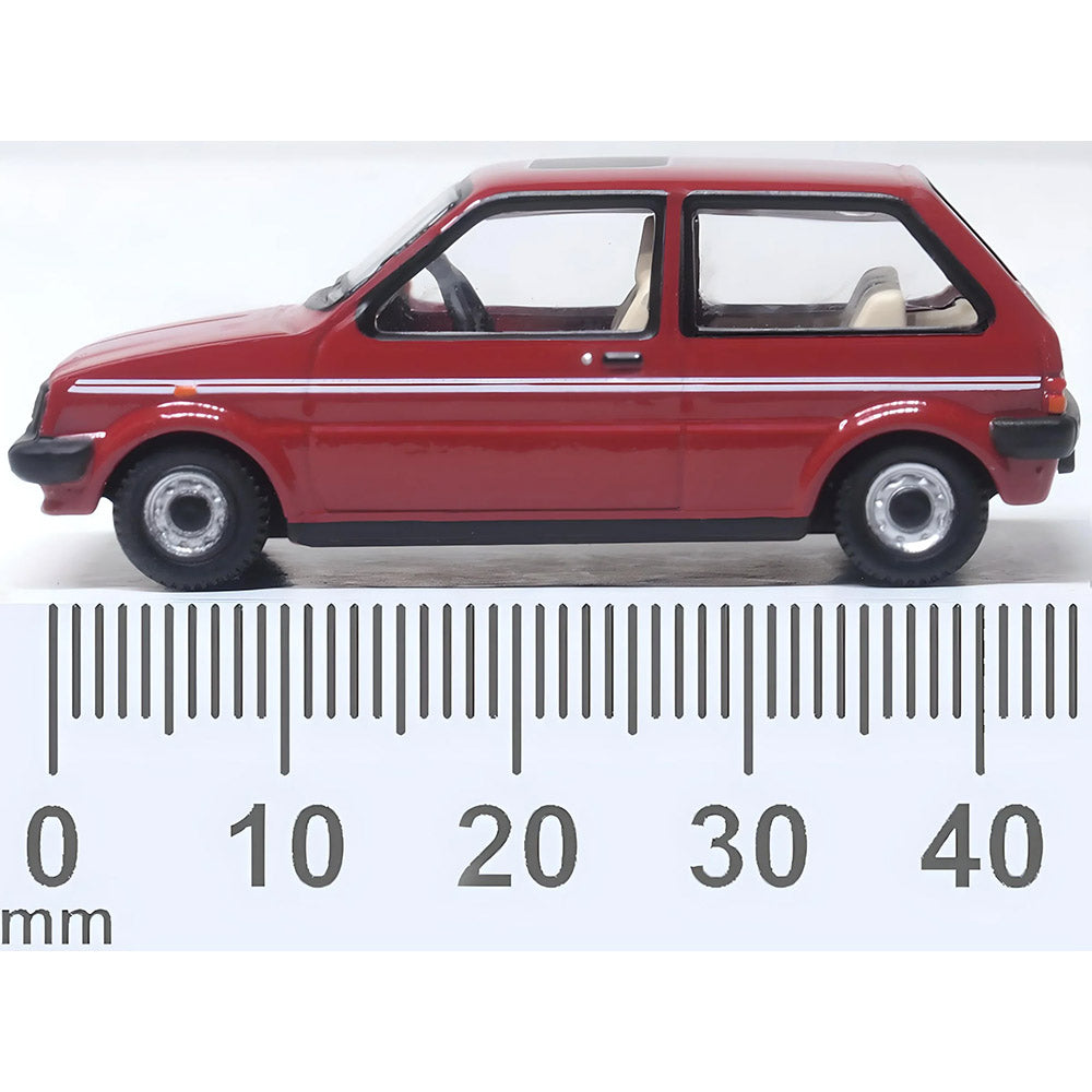 OXFORD 1/76 AUSTIN MINI METRO - EMBERGLOW (PRINCESS DIANA)