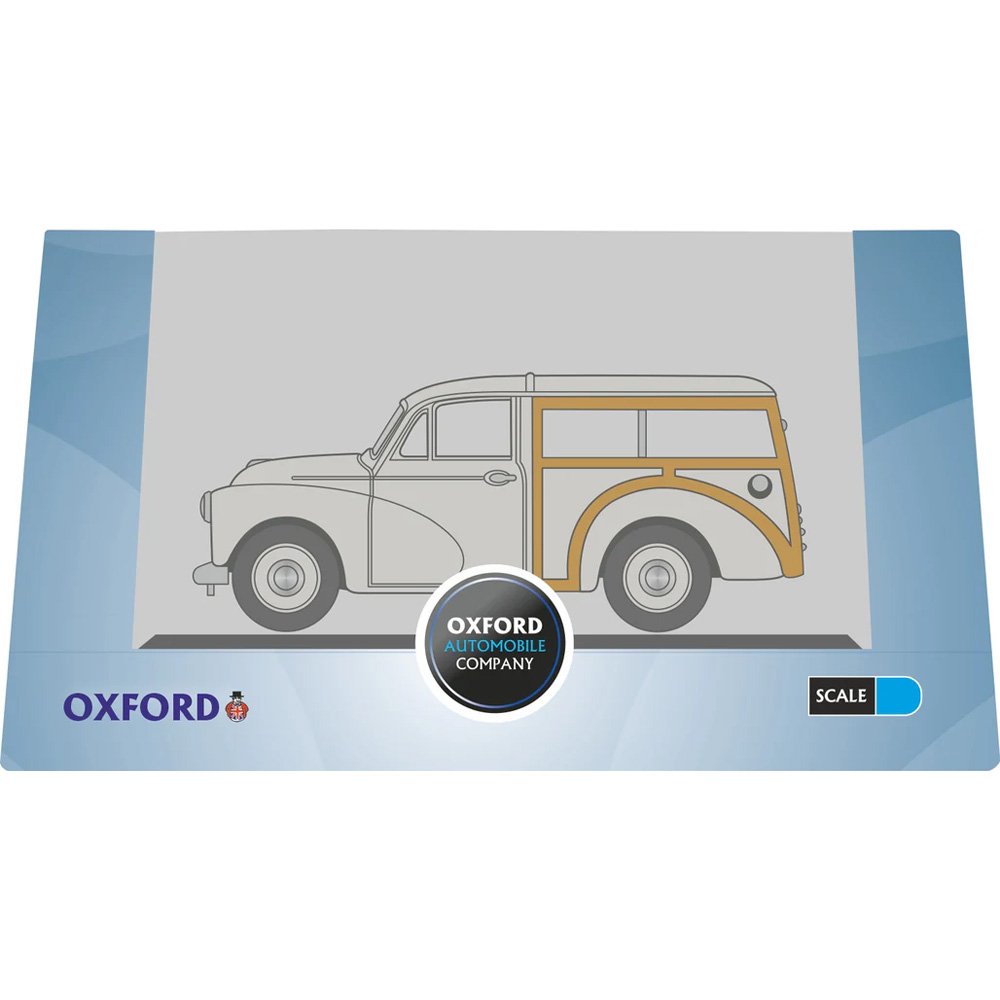 OXFORD 1/76 MORRIS MINOR TRAVELLER - OLD ENGLISH WHITE