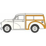 OXFORD 1/76 MORRIS MINOR TRAVELLER - OLD ENGLISH WHITE
