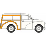OXFORD 1/76 MORRIS MINOR TRAVELLER - OLD ENGLISH WHITE