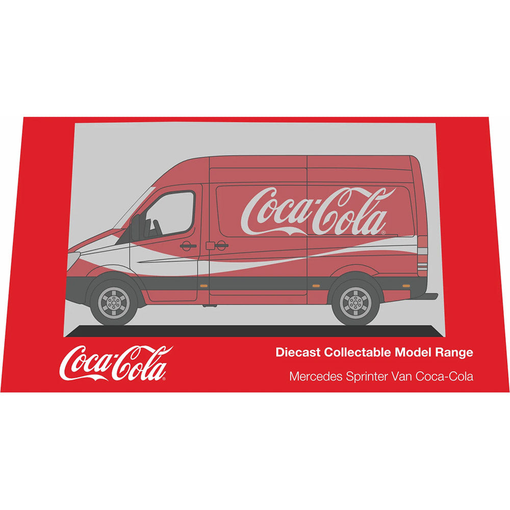 OXFORD 1/76 MERCEDES SPRINTER - COCA COLA