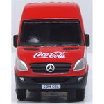 OXFORD 1/76 MERCEDES SPRINTER - COCA COLA