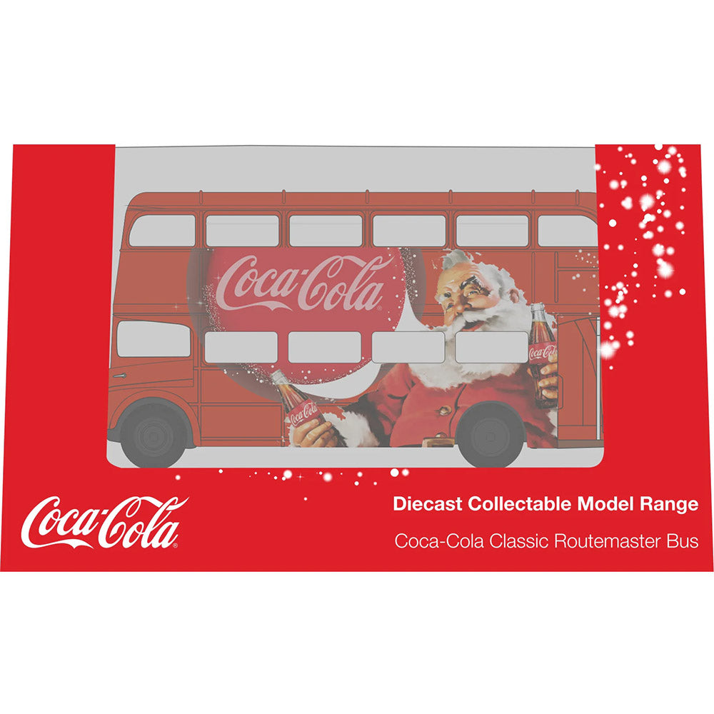 OXFORD 1/76 ROUTEMASTER - COCA COLA XMAS