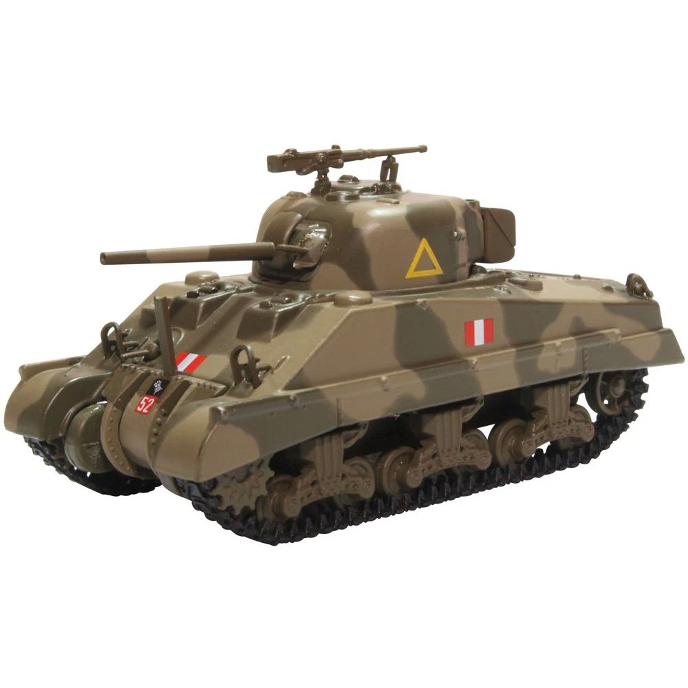 OXFORD 1/76 SHERMAN MKIII - 17TH/21ST LANCERS 6TH ARM. DIV. TUNISIA