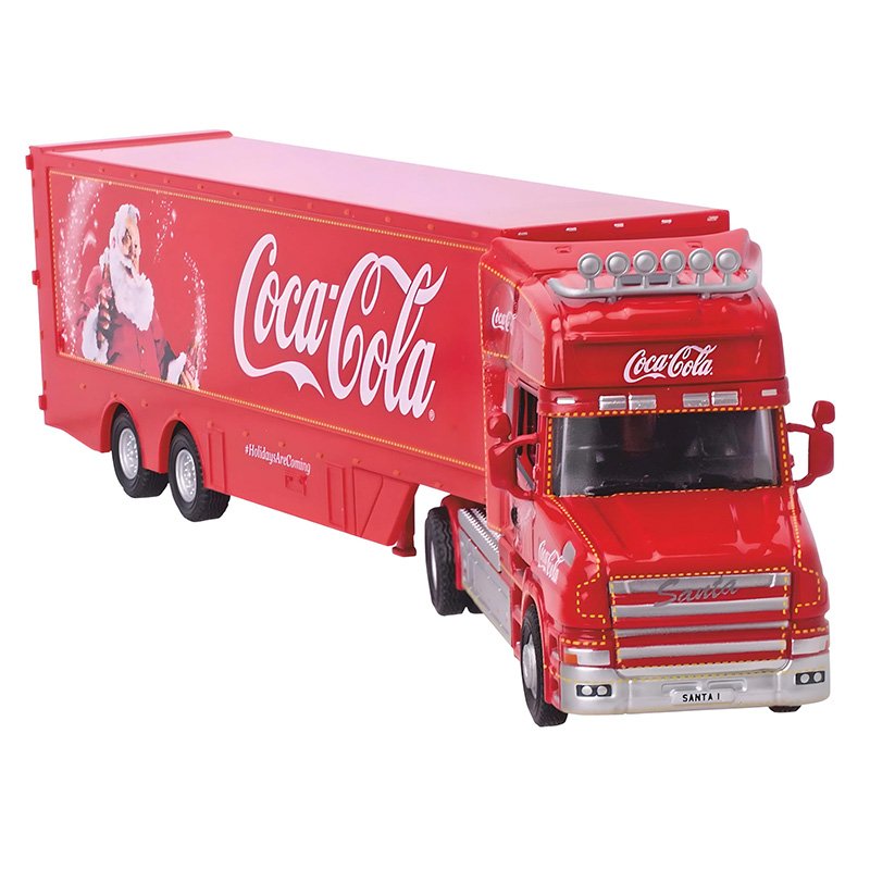 OXFORD 1/76 T CAB BOX TRAILER - COCA COLA