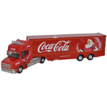 OXFORD 1/76 T CAB BOX TRAILER - COCA COLA