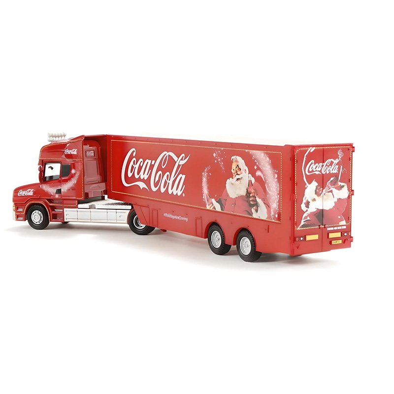 OXFORD 1/76 T CAB BOX TRAILER - COCA COLA