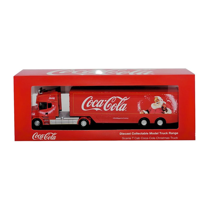OXFORD 1/76 T CAB BOX TRAILER - COCA COLA