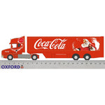 OXFORD 1/76 T CAB BOX TRAILER - COCA COLA