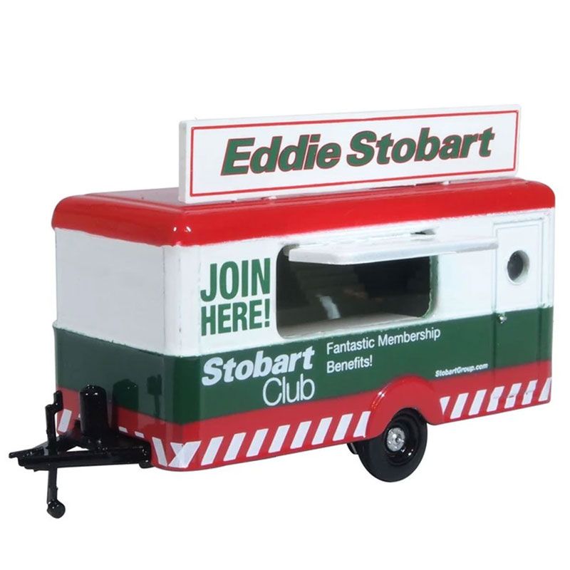 OXFORD 1/76 MOBILE TRAILER - EDDIE STOBART FAN CLUB