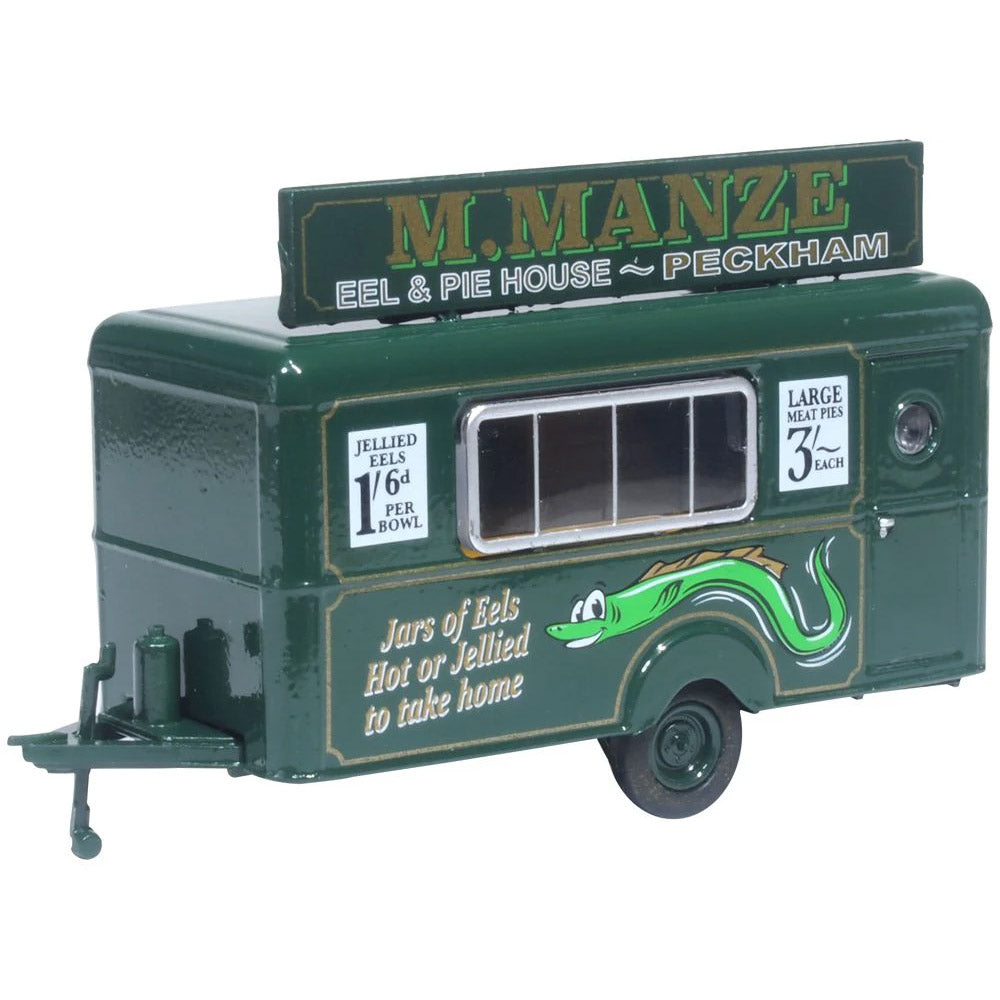 OXFORD 1/76 MOBILE TRAILER - M.MANZE JELLIED EELS