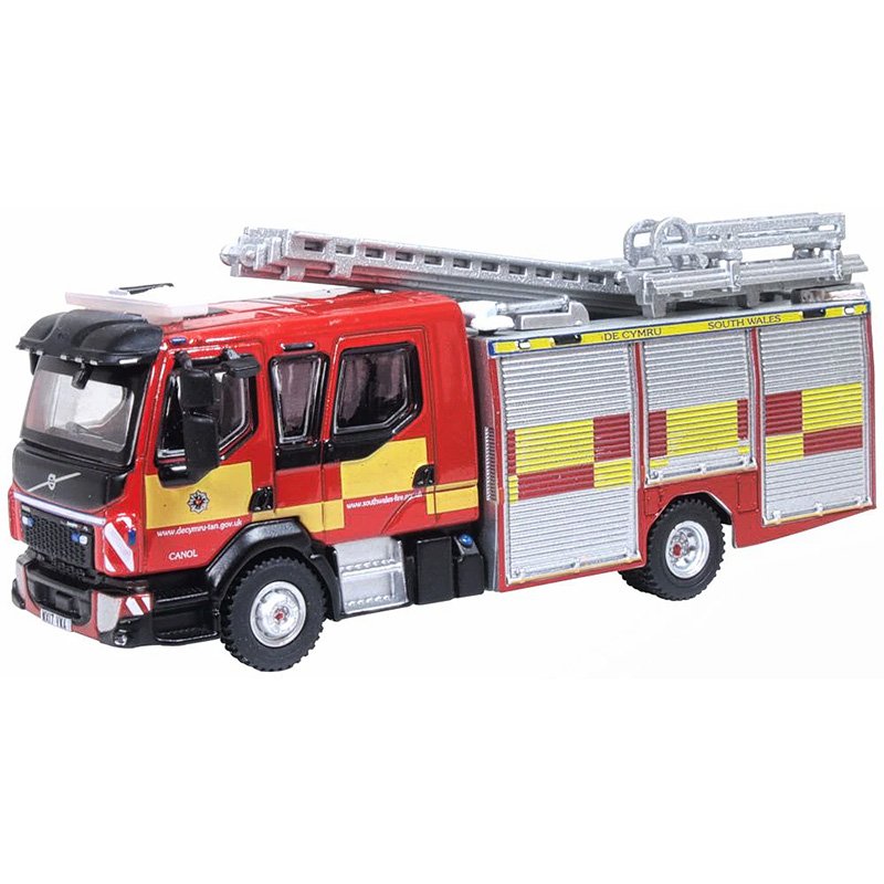 OXFORD 1/76 VOLVO FL EMERGENCY 1 PUMP LADDER - SOUTH WALES FIRE AND RESCUE