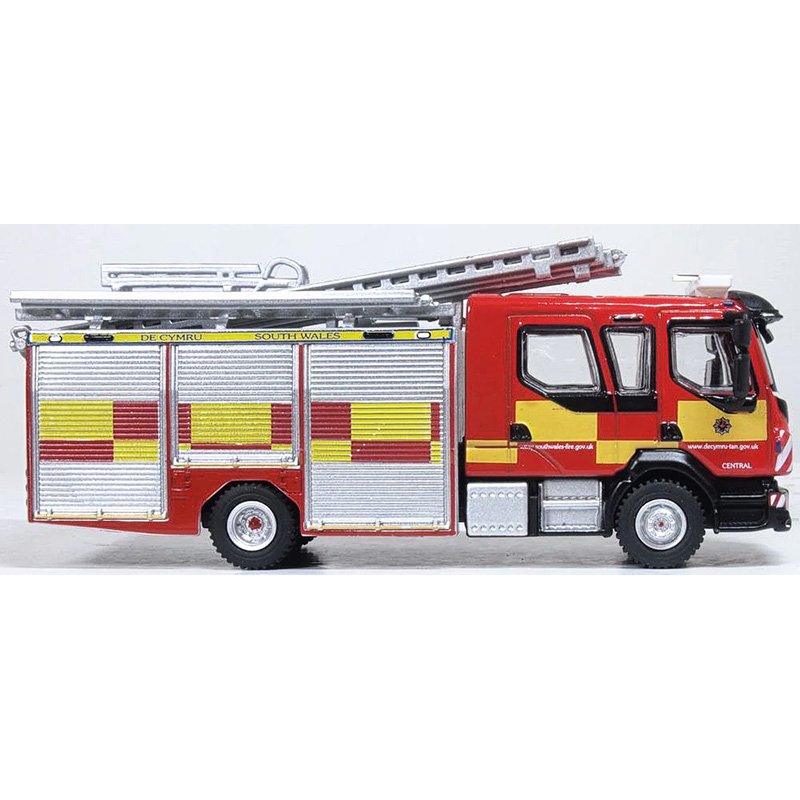 OXFORD 1/76 VOLVO FL EMERGENCY 1 PUMP LADDER - SOUTH WALES FIRE AND RESCUE