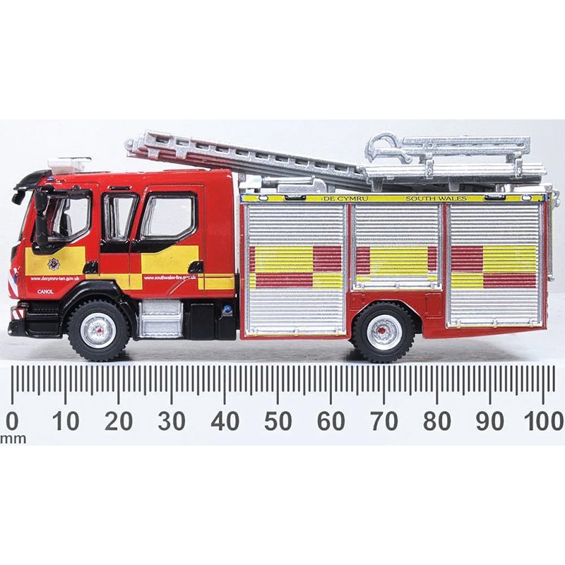 OXFORD 1/76 VOLVO FL EMERGENCY 1 PUMP LADDER - SOUTH WALES FIRE AND RESCUE