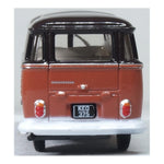 OXFORD 1/76 VW T1 SAMBA BUS - RED/CHESTNUT BROWN