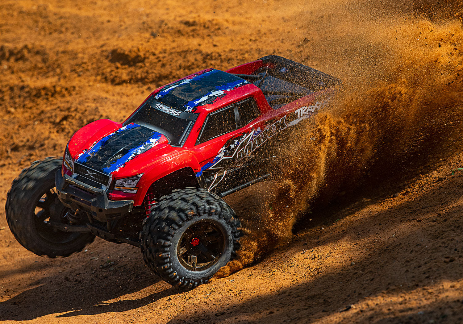 TRAXXAS X-MAXX 8S ESC BELTED - RED