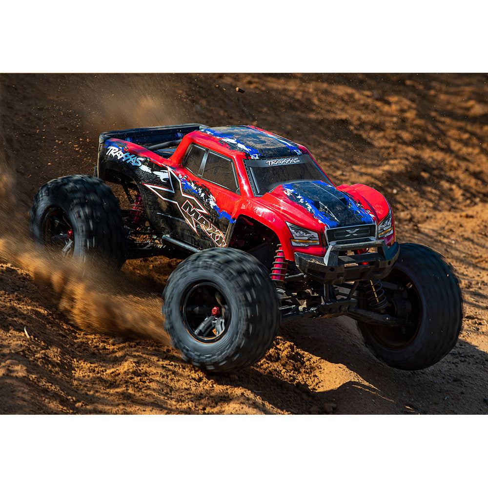 TRAXXAS X-MAXX 8S ESC BELTED - RED