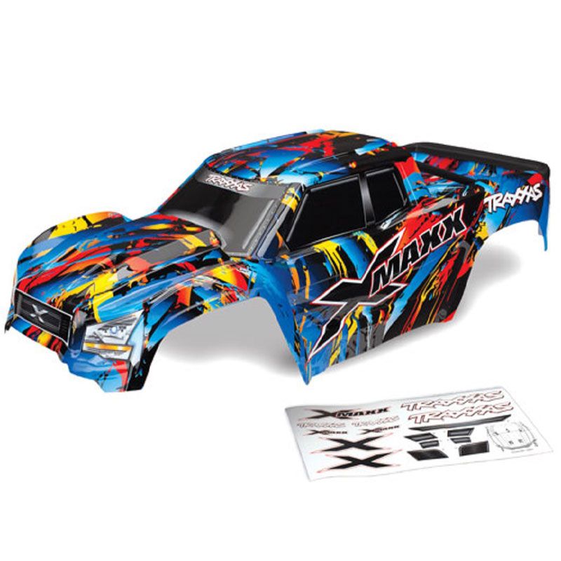 TRAXXAS BODY X-MAXX ROCK N' ROLL (PAINTED DECALS APPLIED)