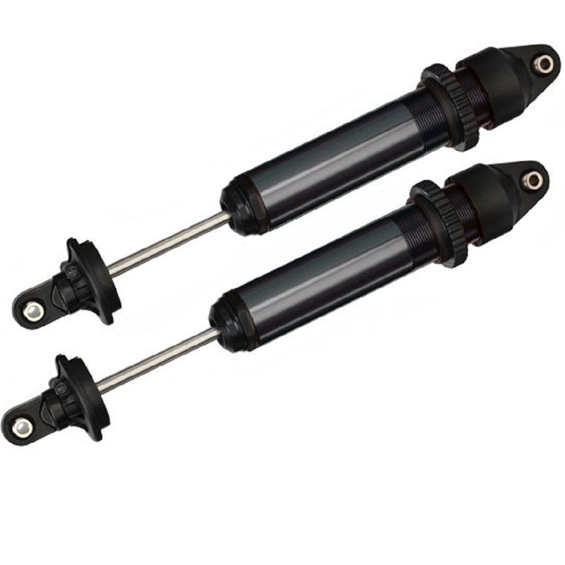 TRAXXAS SHOCKS GTX ALUMINUM (BLACK-ANOD) (ASSEMB W/O SPRINGS) (2)
