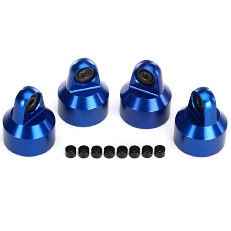 TRAXXAS SHOCK CAPS ALUMINIUM (BLUE)