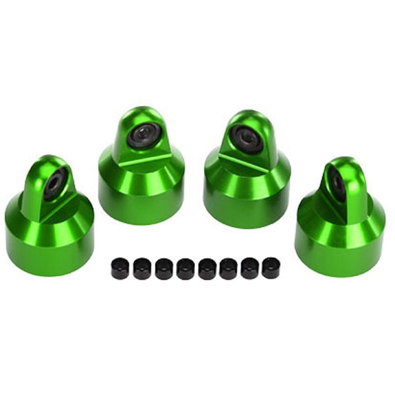 TRAXXAS SHOCK CAPS ALUMINUM (GREEN-ANODIZED)