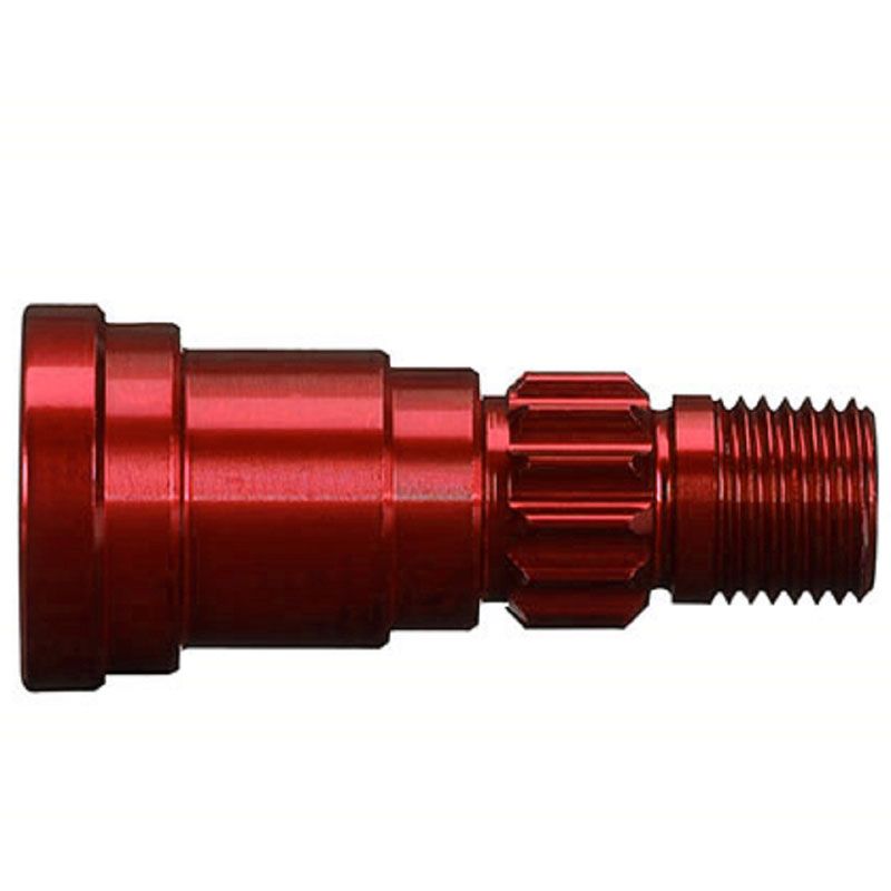 TRAXXAS STUB AXLE ALUM (RED-ANODIZED) (1) (USE ONLY WITH #7750X DRIVESHAFT)