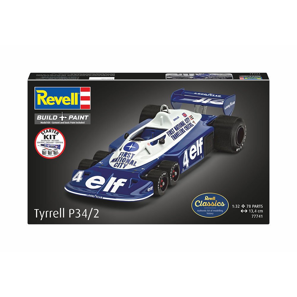 REVELL 1/32 STARTER KIT TYRRELL P34/2 6-WHEELER
